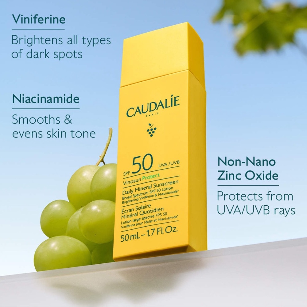 NIB Caudalie VinoSun Protect Sunscreen - SPF 50